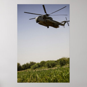 Poster Garanhão do mar de CH-53D