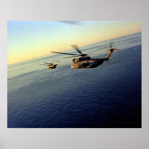 Póster Garanhões do mar CH-53