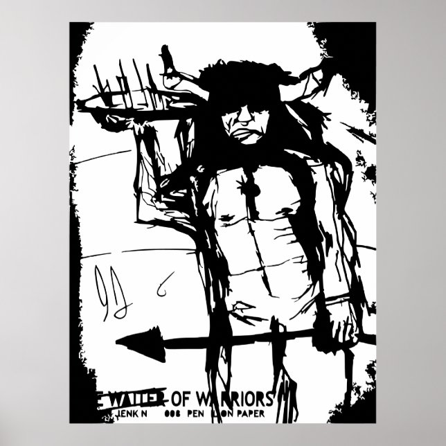 POSTER GARÇOM DOS GUERREIROS (Frente)