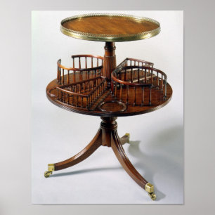 Poster Garçom mudo de dois níveis de Sheraton