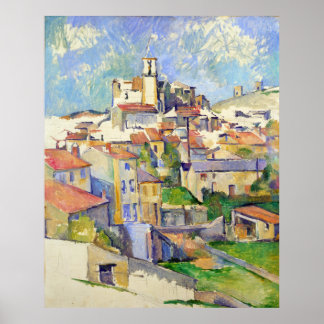 Poster Gardanne (Aix-en-Provence) Paul Cézanne