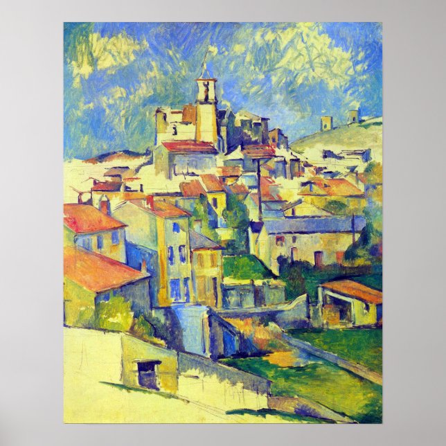 Póster Gardanne por Paul Cezanne (Frente)
