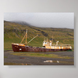 Poster Gardar BA 64 shipwreck