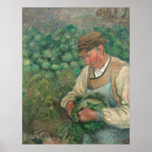 Poster Gardener - Camille Pissarro Fine Art