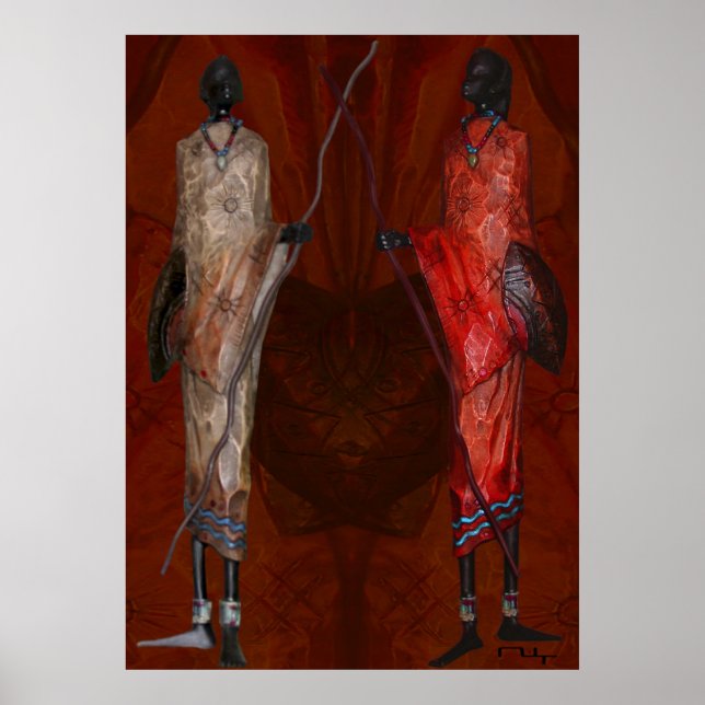 Póster gardianos da máscara (Frente)