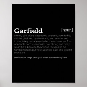 Poster Garfield é um Legal elogio do Diversão