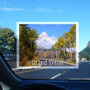 Póster Garganta da cascata, parque nacional grande de