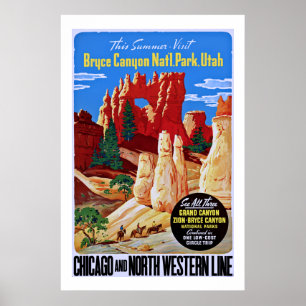 Póster Garganta de Bryce