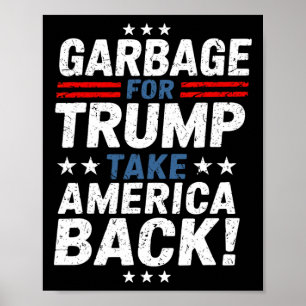 Poster Garge Para Trump Assumir a América Ck Eleito Presi