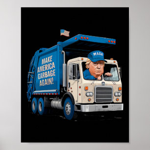Poster Garge para Trump Faça o Garge Americano Grande Nov