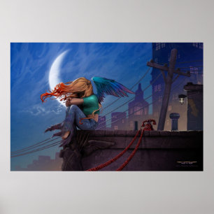 Póster Gárgula por J. Matthew Raiz