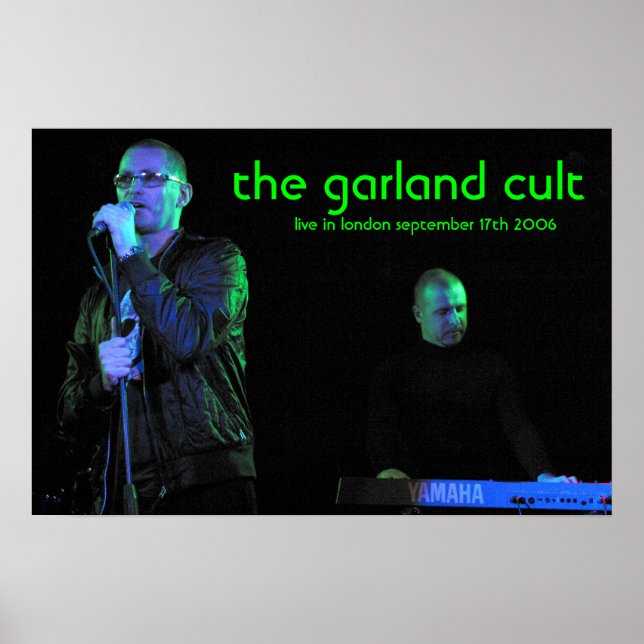 Póster Garland Cult>live (Frente)