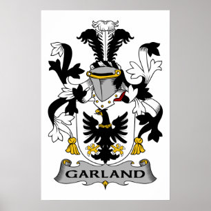 Poster Garland Family Crest