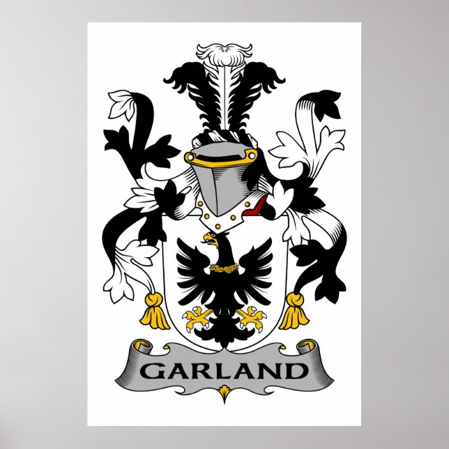 Poster Garland Family Crest (Frente)