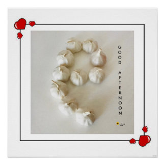 PÓSTER GARLIC COM AMOR