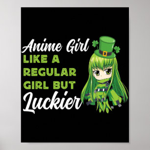 Poster Garota Anime Como Uma Garota Normal Mas Mais Sortu