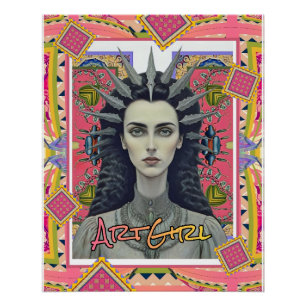 PÓSTER GAROTA ARTÍSTICA