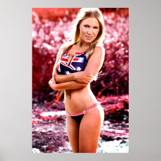 Poster Garota australiana