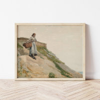 Garota Carregando cesta | Winslow Homer
