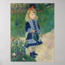 Garota com uma lata de água por Auguste Renoir