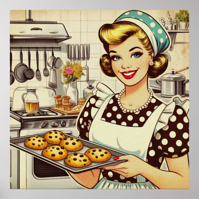 Poster Garota Cupcake (Frente)