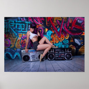 Poster Garota da Caixa