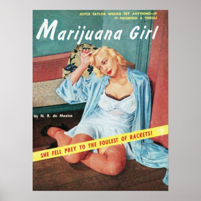 Poster Garota da Maconha (Frente)