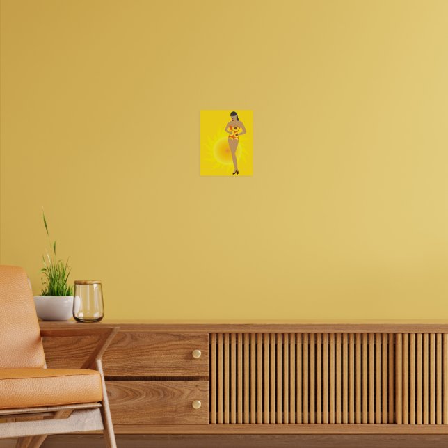 Poster Garota de Biquíni (Sala de Estar 2)