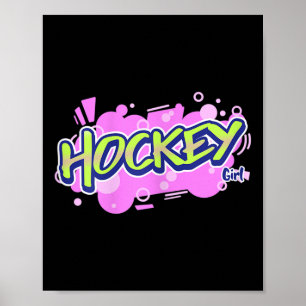 Poster Garota de Hóquei Hóquei de Campo Hóquei Indoor