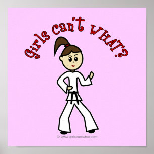 Póster Garota de Karate