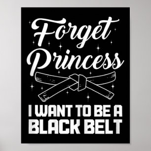 Poster Garota de Karatê Artes Marciais Mma Jiu Jitsu Kick