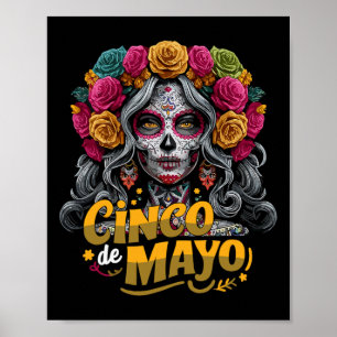 Poster Garota do Cinco De Mayo Festa Mexicana 5 De Mayo 1