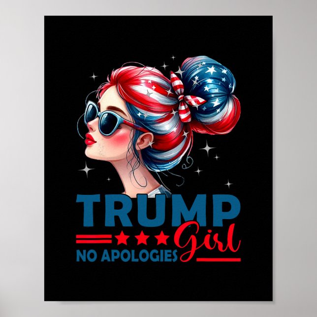 Poster Garota do Trump Sem Desculpas Coque Desarrumado So (Frente)