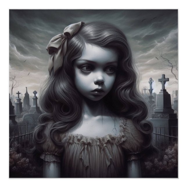 Póster Garota Graveyard (Frente)