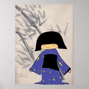 Póster Garota japonesa