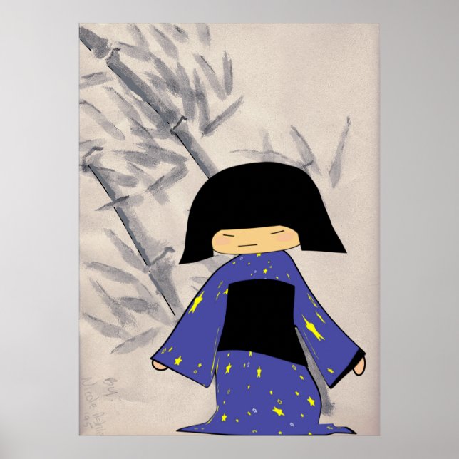 Póster Garota japonesa (Frente)