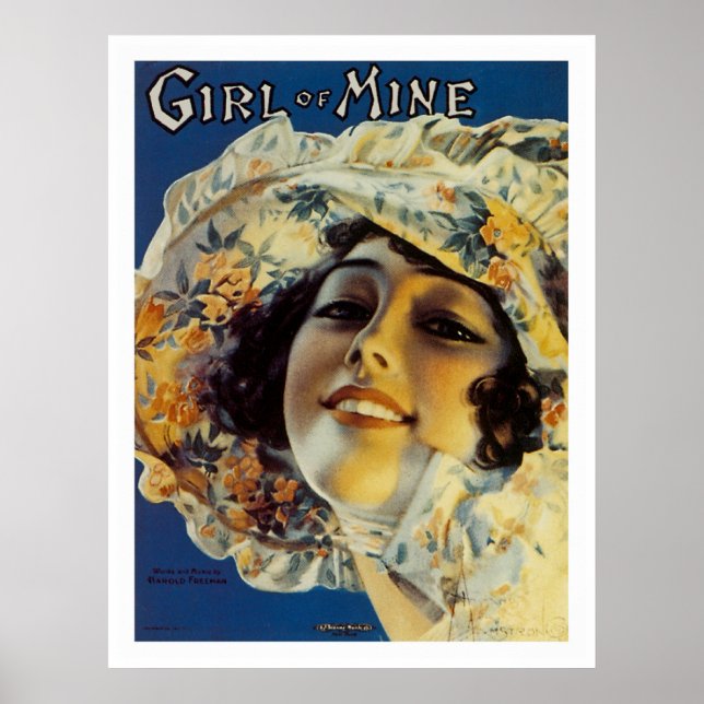 Póster Garota minha (Frente)