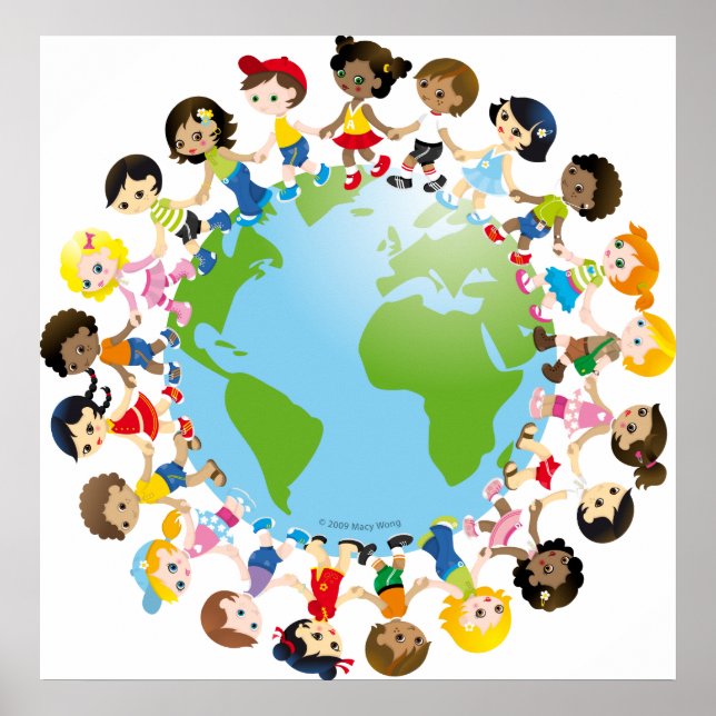 Póster Garota mundial (Frente)