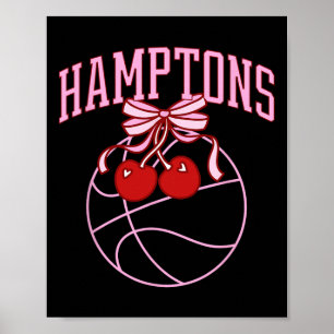 Poster Garota Soft Vintage Préppy Esboço Hamptons Coquete