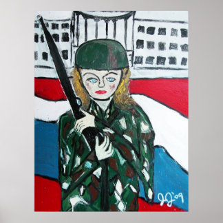 Poster Garota Soldado