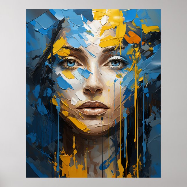 Poster garota ucraniana (Frente)