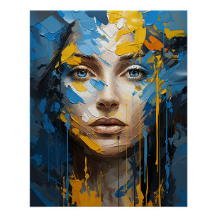 Póster Garota ucraniana Glossy Poster