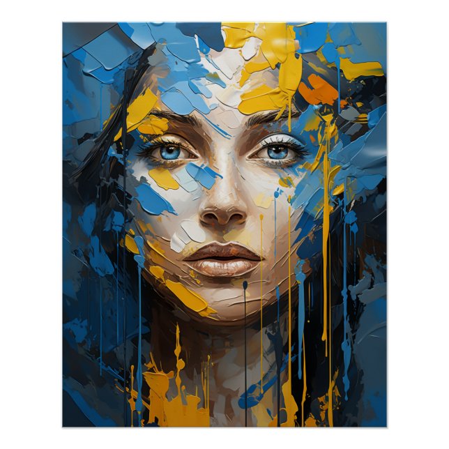 Póster Garota ucraniana Glossy Poster (Frente)