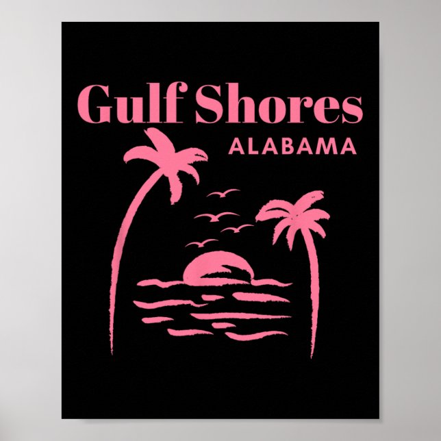 Poster Garotas de Férias em Gulf Shores Alama (Frente)