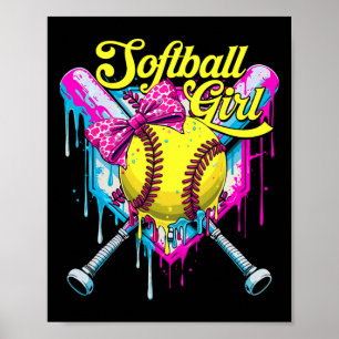 Poster Garotas de Gotejamento Softll Sorvete Gotejamento