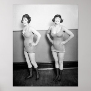 Poster Garotas do Coro, 1920. Foto Antiga