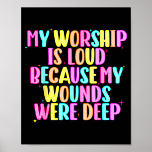 Poster Garotas Engraçadas Meu Culto É Alto Porque Minhas