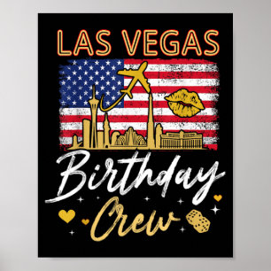 Poster Garotas Família Las Vegas Equipe de Aniversário Es