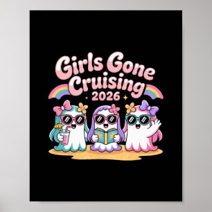 Poster Garotas Fantasmas Fofas e Divertidas em Cruzeiro d
