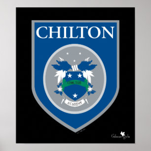 Poster Garotas Gilmore  Crachá da Academia Chilton